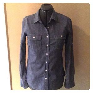 JCrew XS Denim shirt